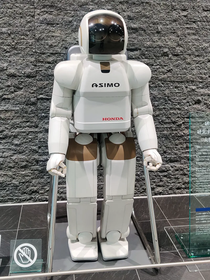 Honda ASIMO humanoid robot walking